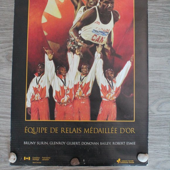 Gold Medal Relay Team (Bruny Surin/Glenroy Gilbert/Donovan Bailey/Robert Esmie) - Picture 3 of 11